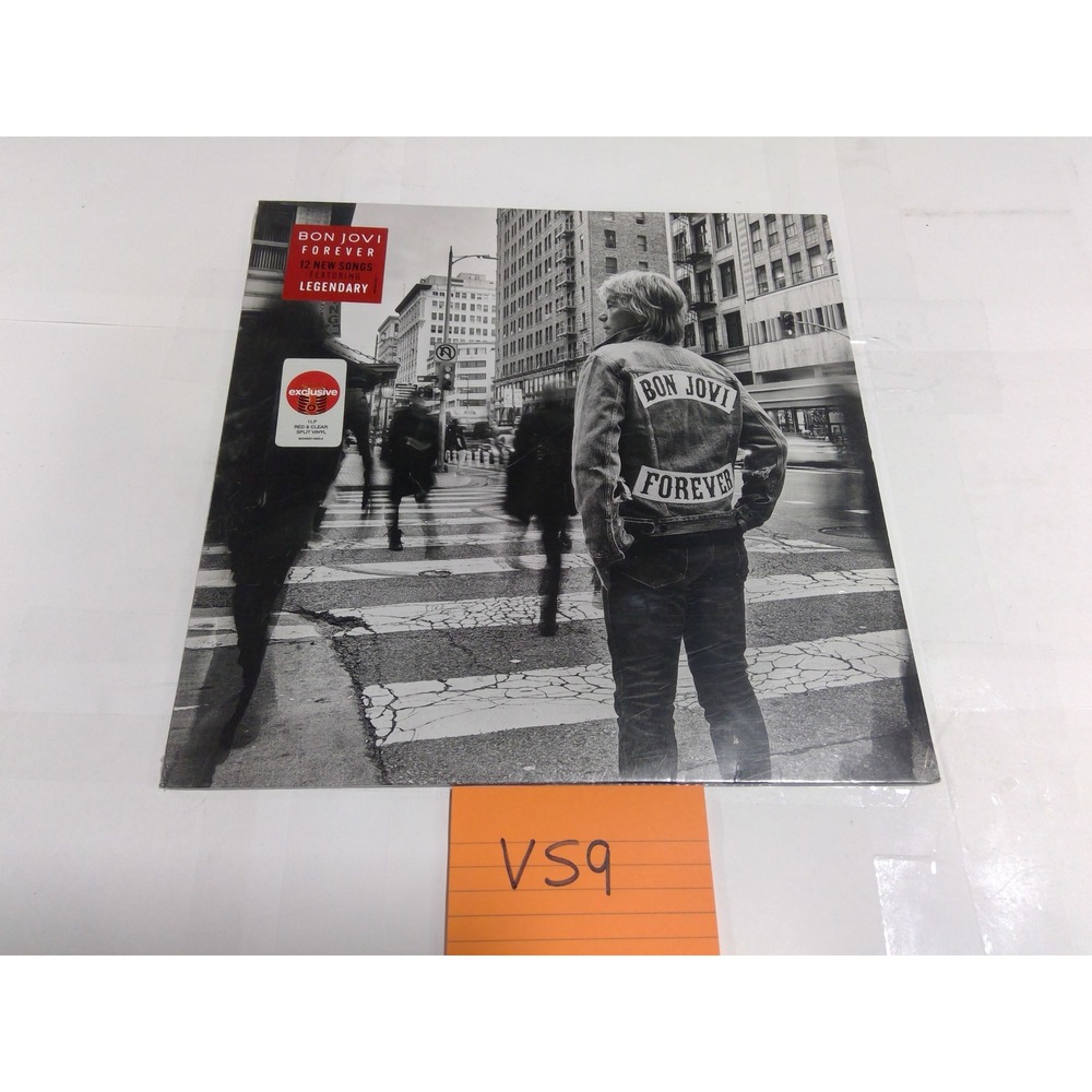 Bon Jovi Forever Vinyl LP Red & Clear Split Target Exclusive New Sealed 2024
